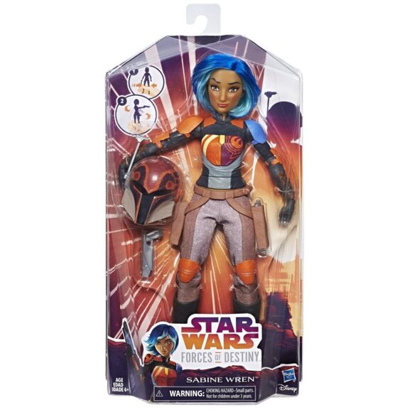 NEW Star Wars Forces of Destiny Sabine Wren 11'' Doll - Picture 2 of 10